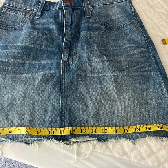 Madewell Women's Denim Skirt - Picture 6 of 7